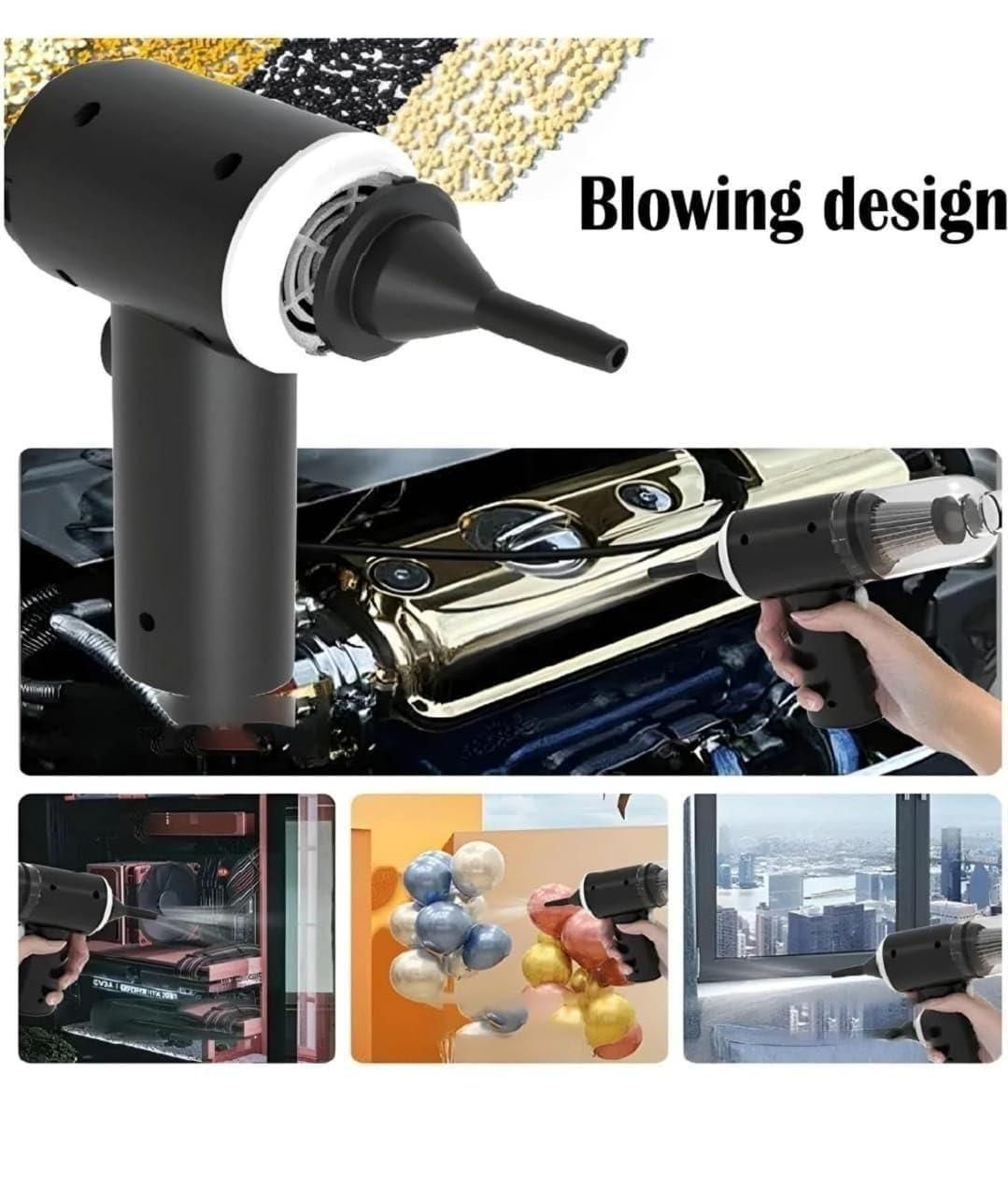 Portable Air Duster Wireless Car Vacuum Suction Cleaner